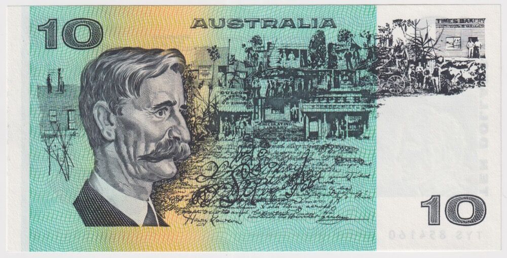 1983 $10 Note Johnston/Stone R308 Uncirculated