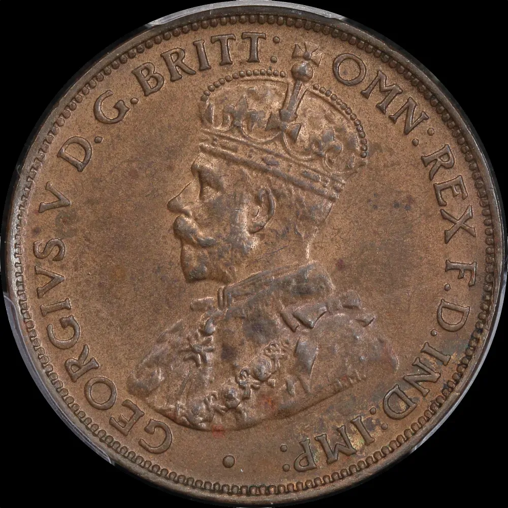 1929 Halfpenny Choice Unc (MS63RB) product image