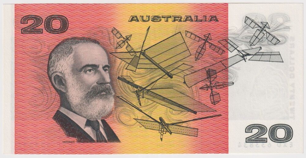 1989 $20 Note Phillips/Fraser R411 Uncirculated