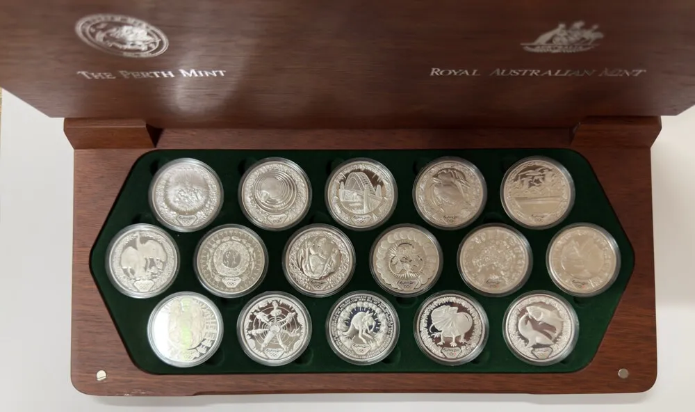 Australia Sydney 2000 Silver Olympic Proof Coin Set