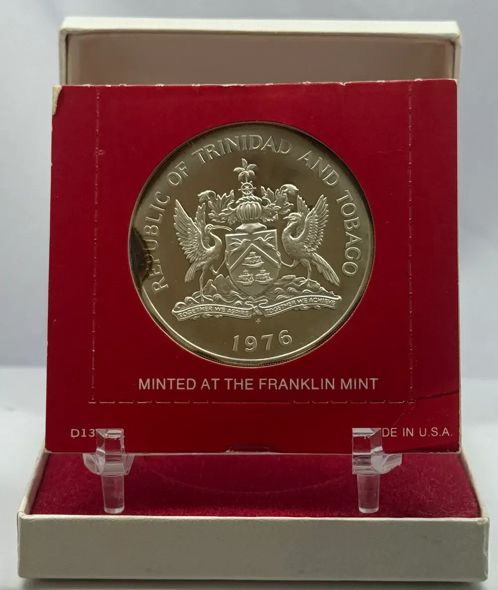Trinidad And Tobago 1976 Proof Ten Dollars product image