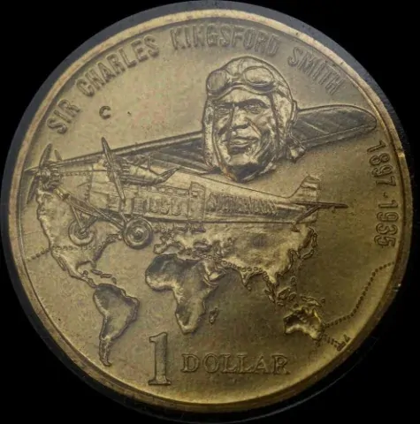 1997 1 Dollar Uncirculated Pair Kingsford Smith