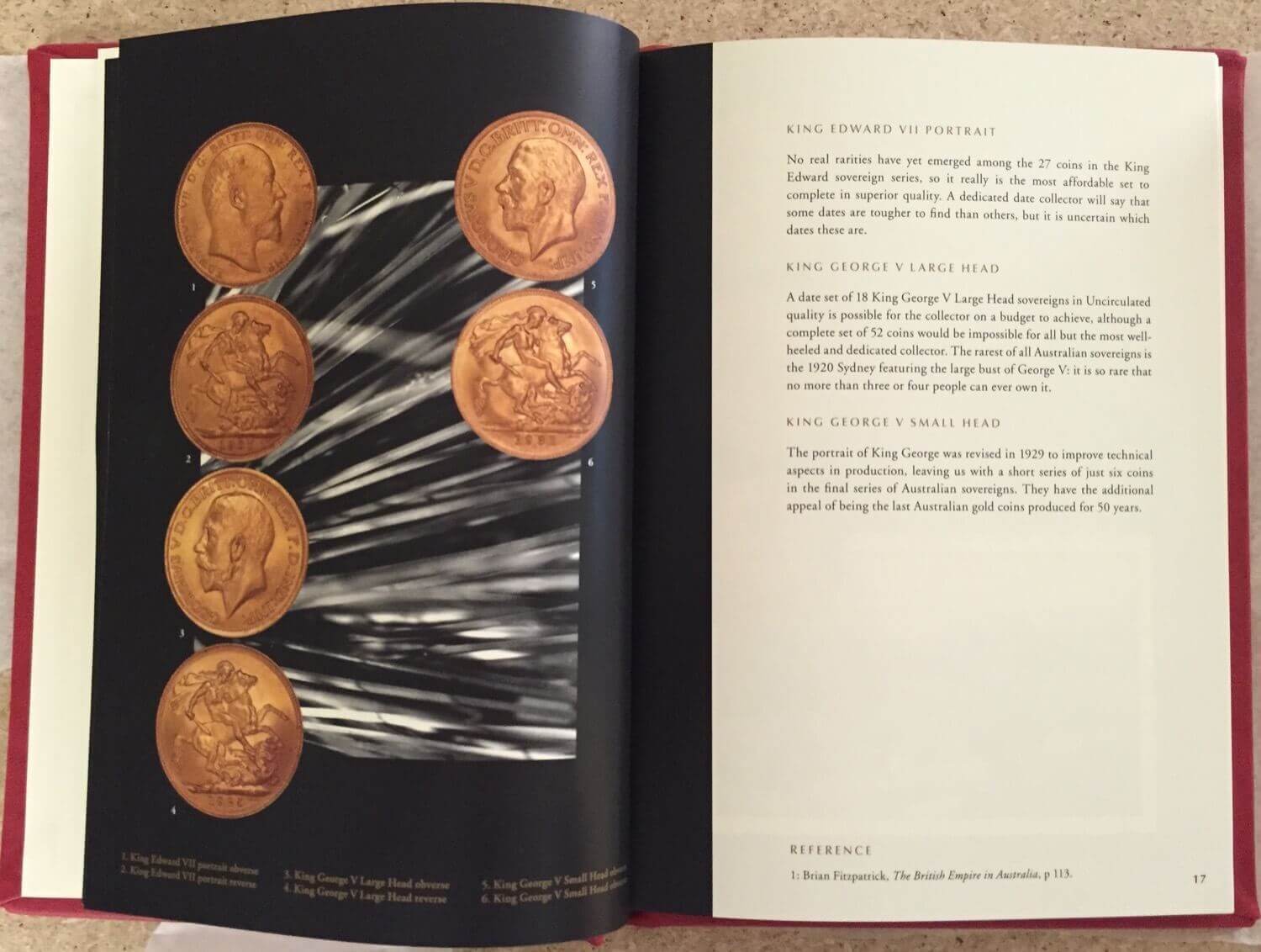 2005 Perth Mint Gold Sovereign Book - Australia's Sovereigns product image
