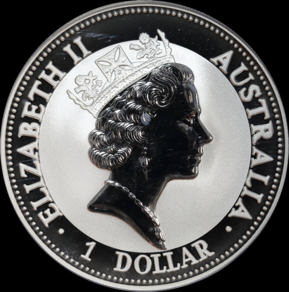 1993 Silver 1 Ounce Unc Kookaburra Coin