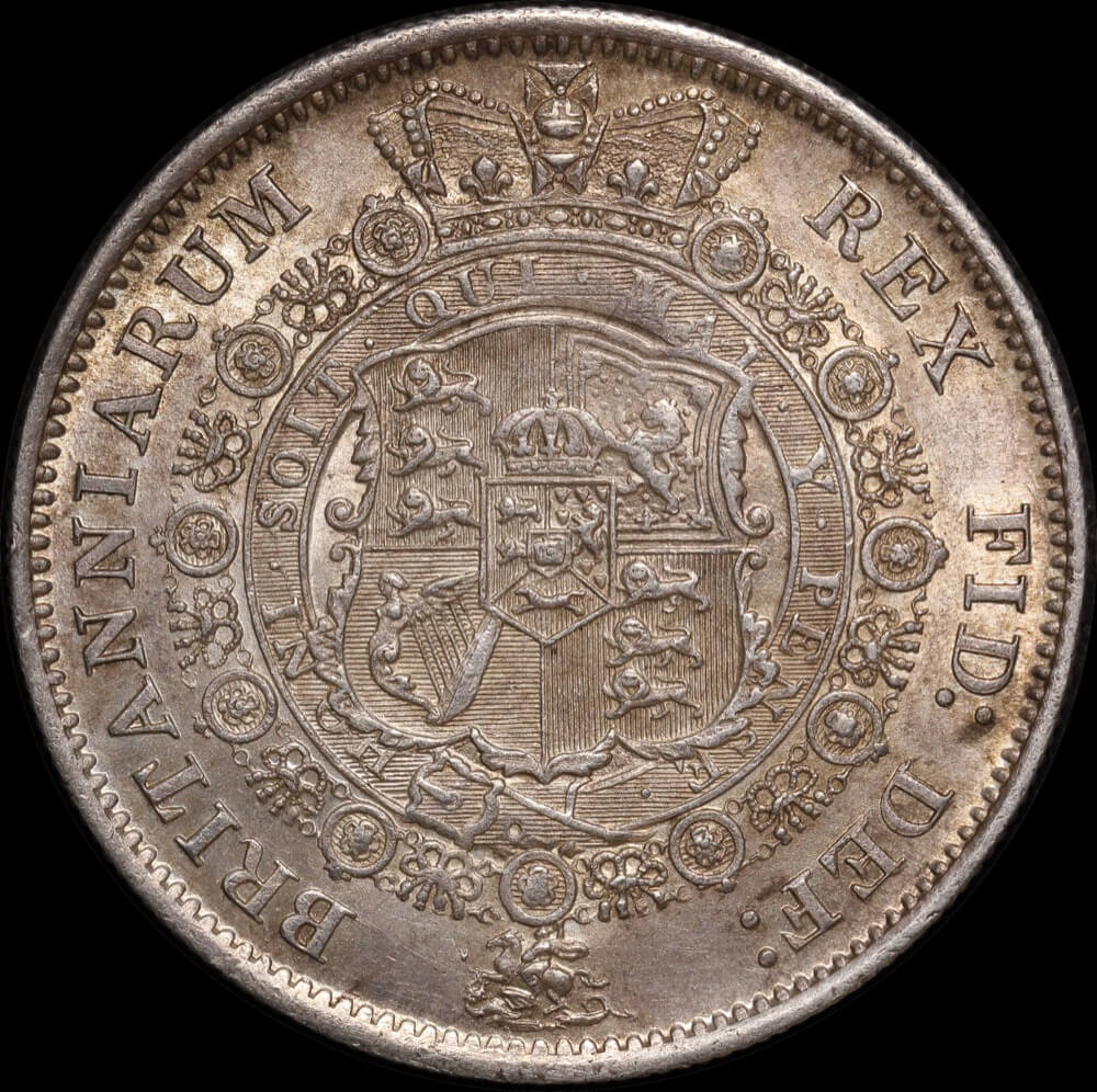 1817 Silver Half Crown George III S#3788 good EF product image