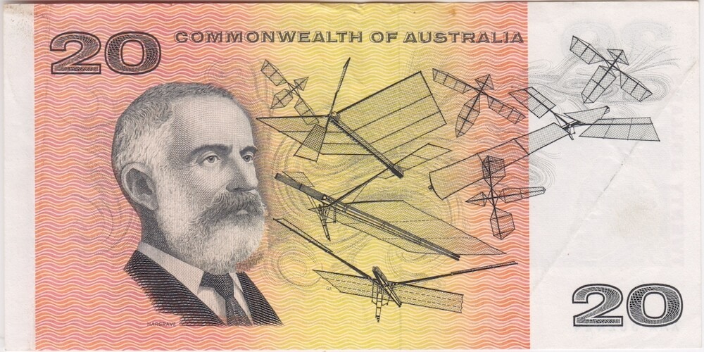 1966 $20 Note XAA First Prefix Coombs/Wilson R401F about EF