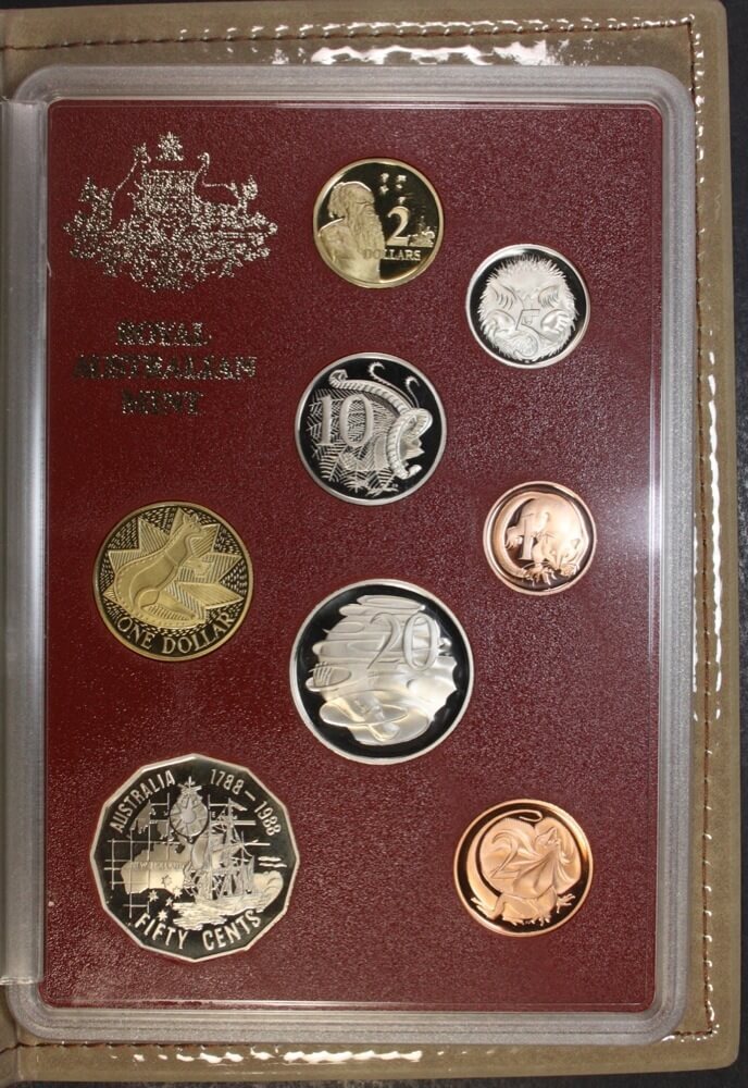 1988 Proof Set Bicentennial Coin Fair Issue