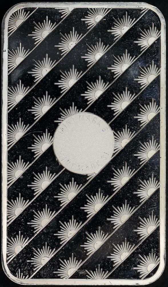 Generic Silver Five Ounce Ingot 99.9% Pure