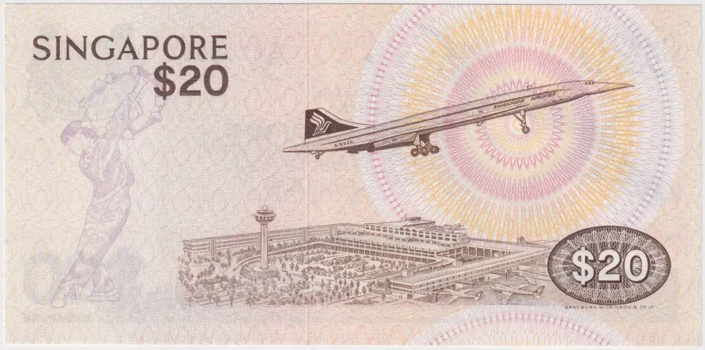 Singapore 1979 P#12 $20 Note Uncirculated product image
