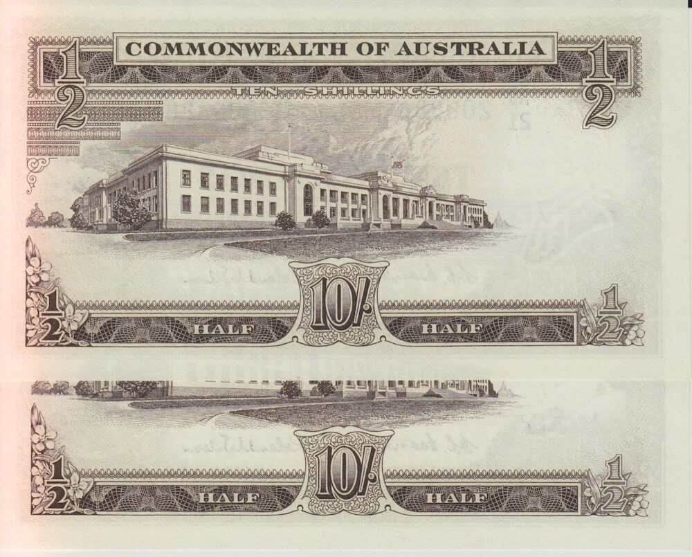 1954 Ten Shilling Pair Coombs/Wilson R16 Uncirculated product image