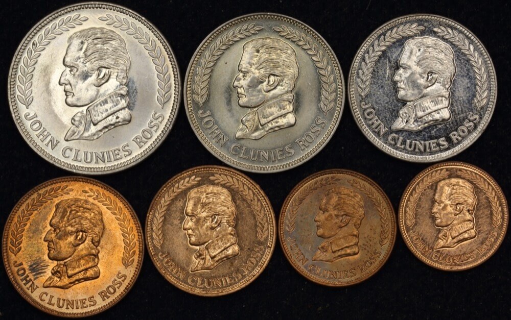 Keeling Cocos Islands 1977 Uncirculated Mint Coin Set of 7 product image