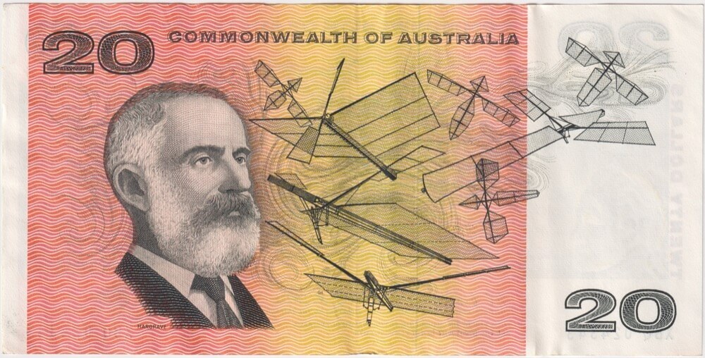 1968 $20 Note Coombs/Randall R402 about EF