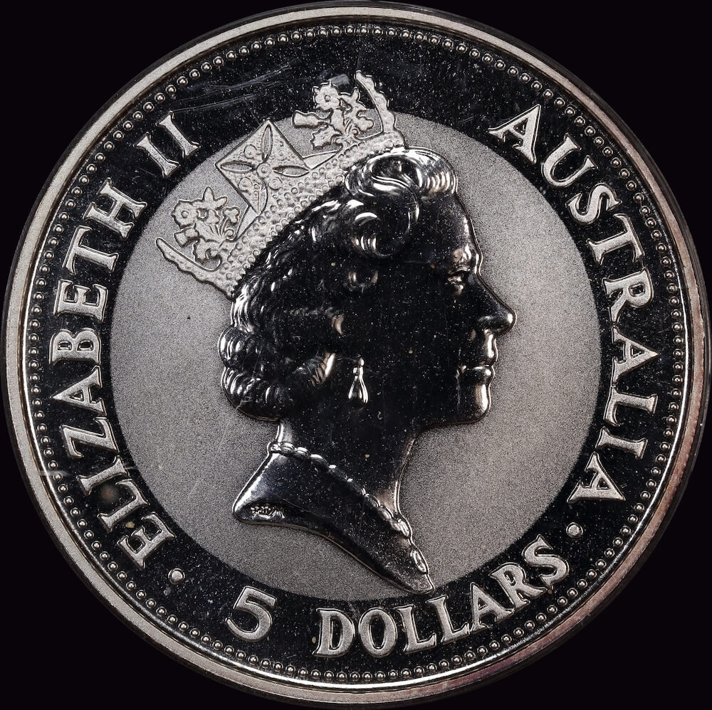 1991 Silver 1 Ounce Unc Kookaburra Coin