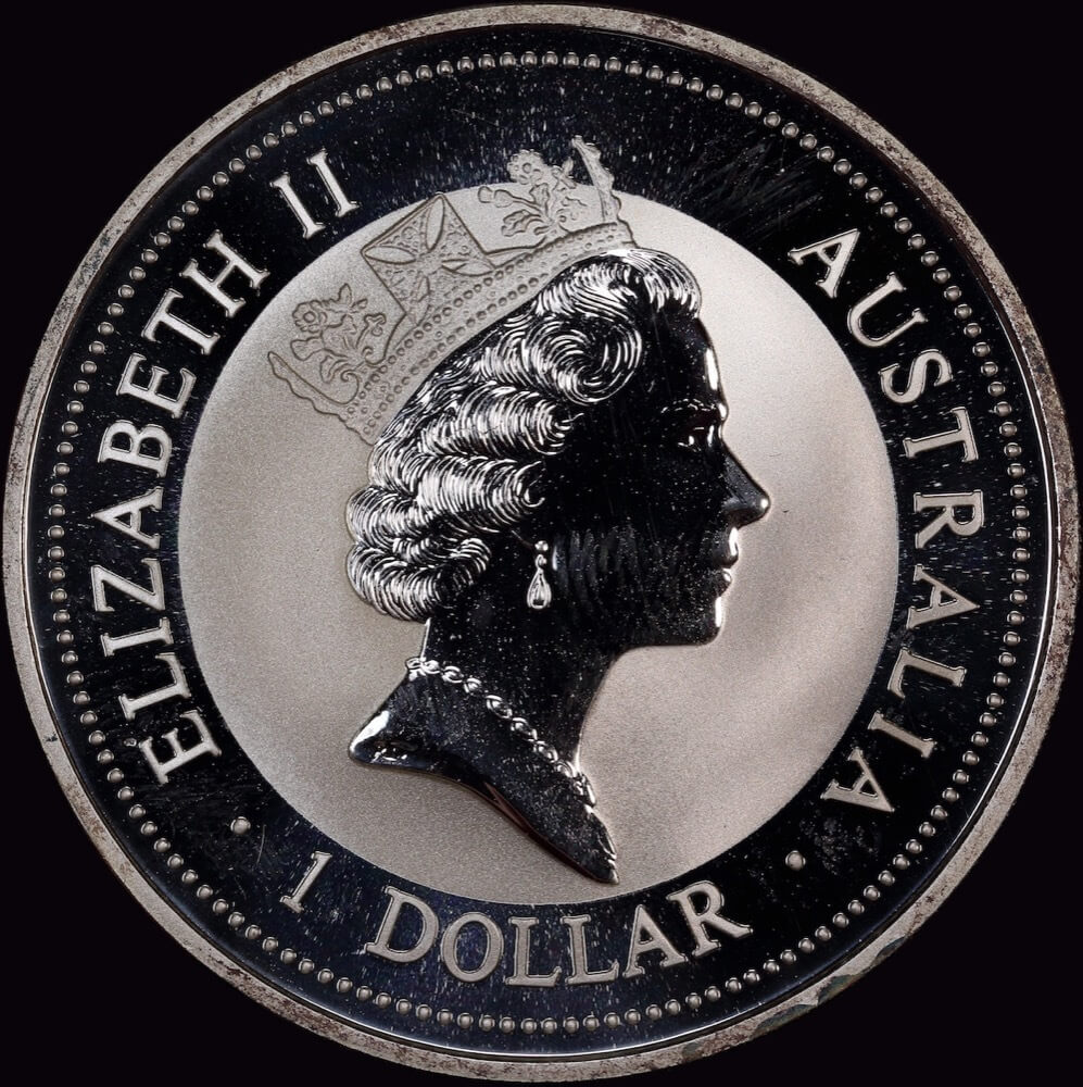 1997 Silver 1oz Uncirculated Kookaburra Coin product image