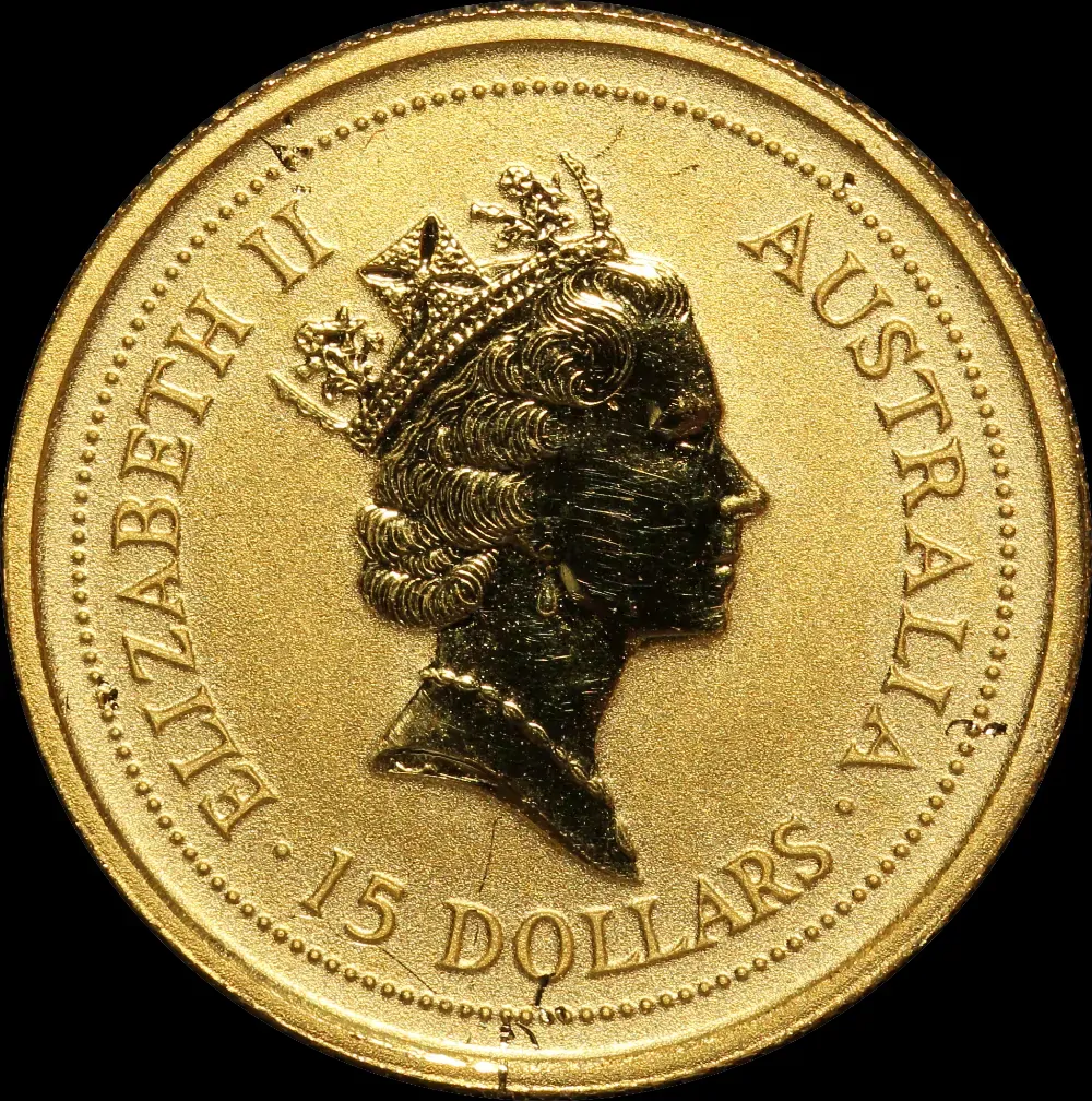 1997 Gold Lunar Tenth Ounce Specimen Coin Ox