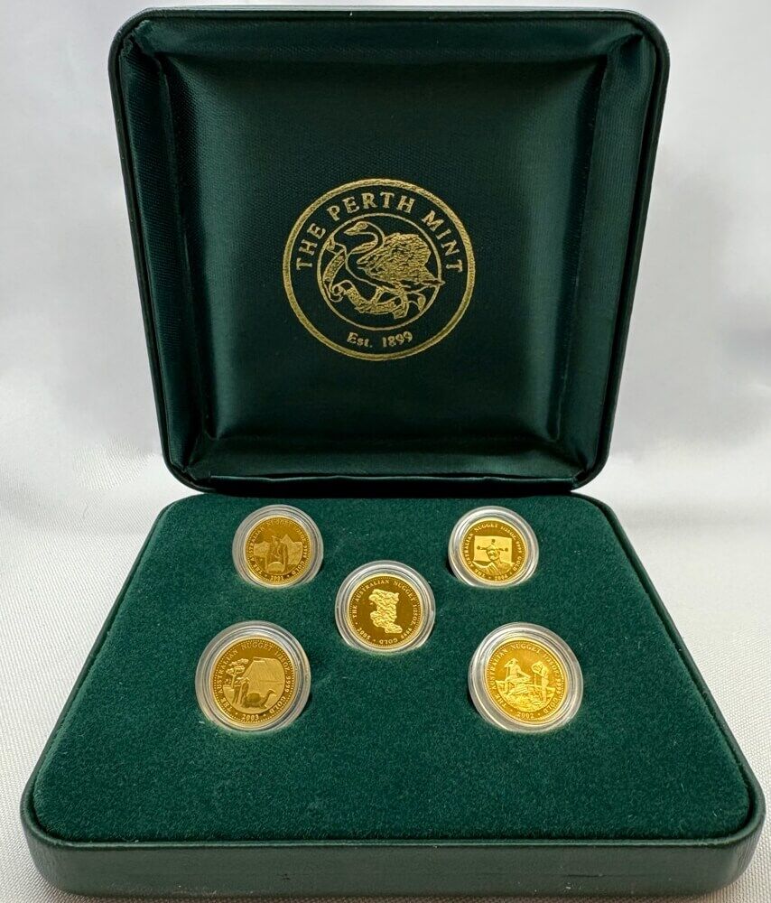 2001-2005 Gold Five Coin Proof Set (5 * 1/25) Prospector product image