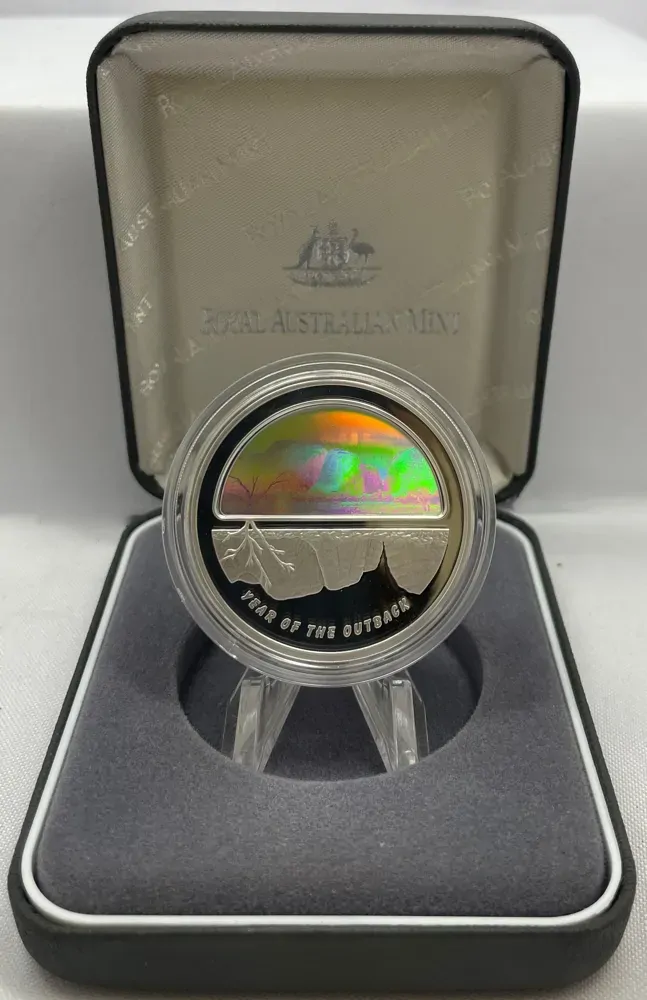 2002 Silver 5 Dollar Proof Coin Year of the Outback Finale product image