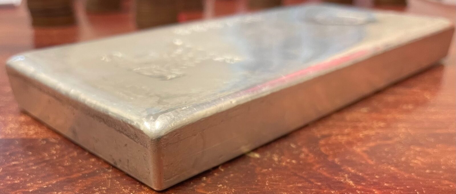 Perth Mint 100ozt 99.90% Fine Silver Cast Ingot