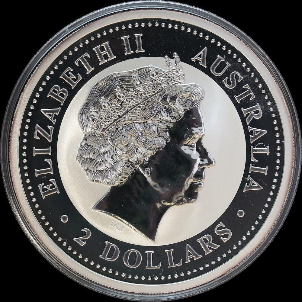 Australia 2004 Silver Two Ounce Kookaburra Specimen Coin product image