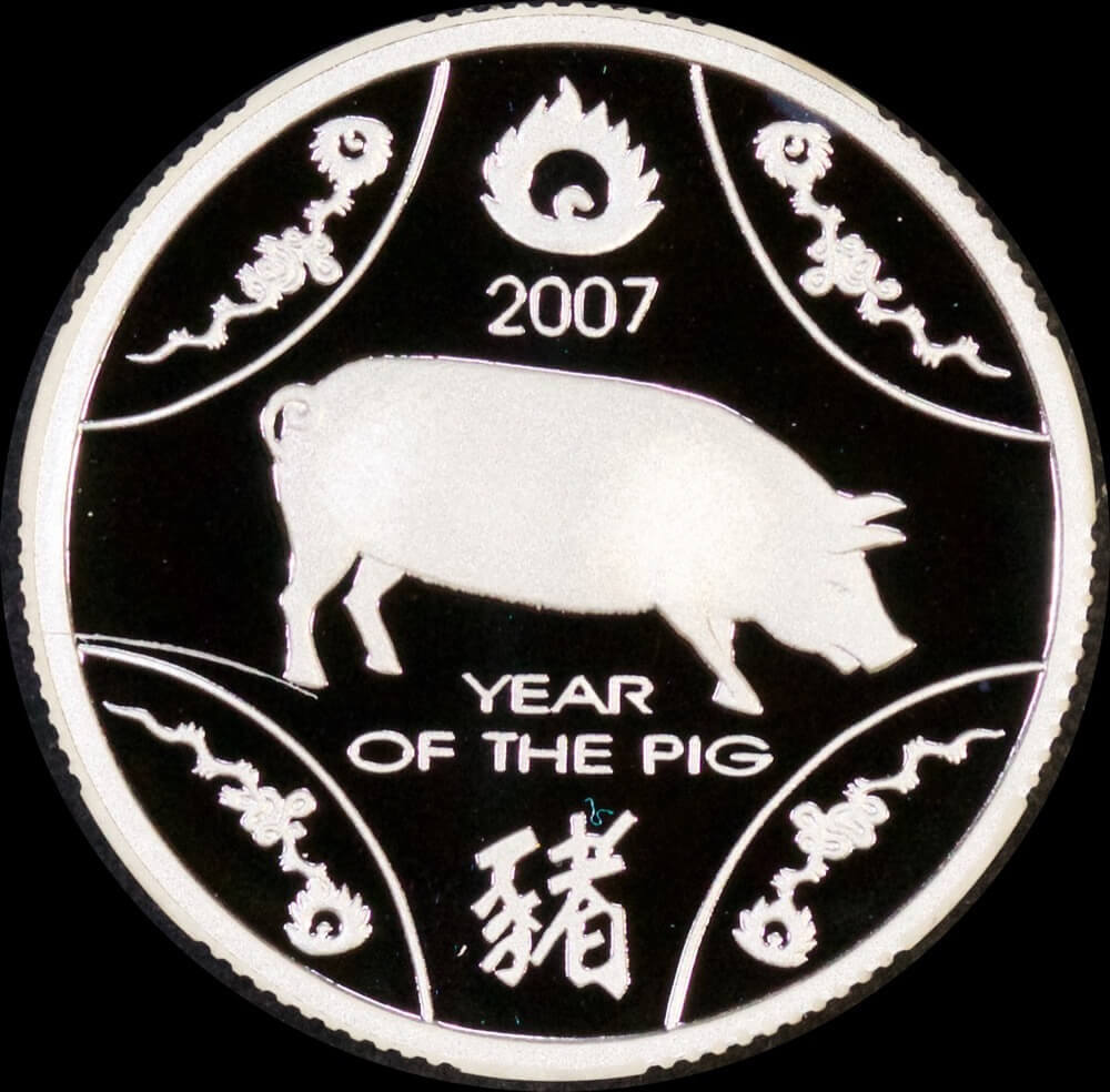 2007 One Dollar Silver Proof Year of the Pig product image