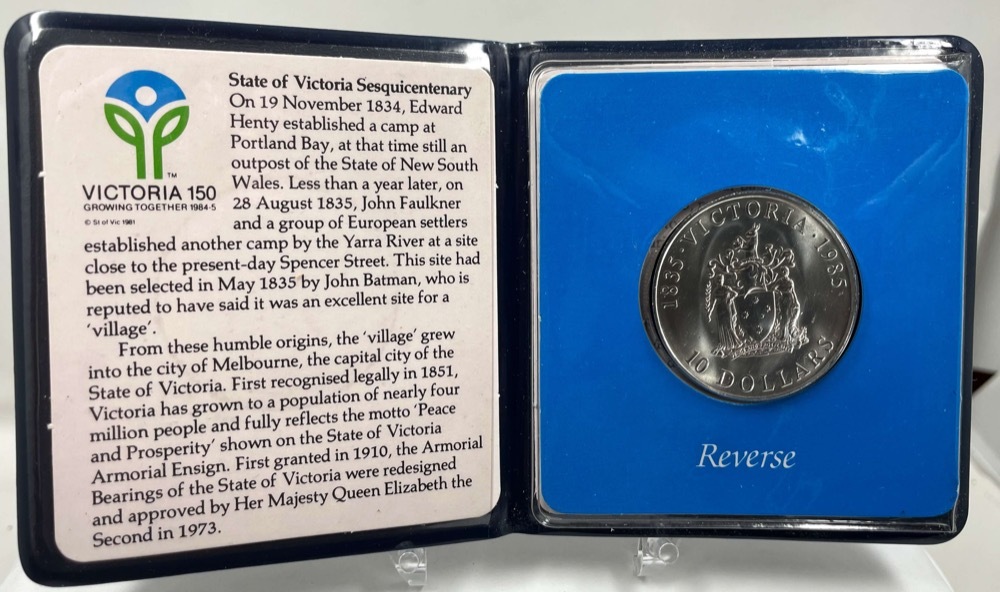 1985-1993 Ten Dollar Uncirculated State Series Complete Set