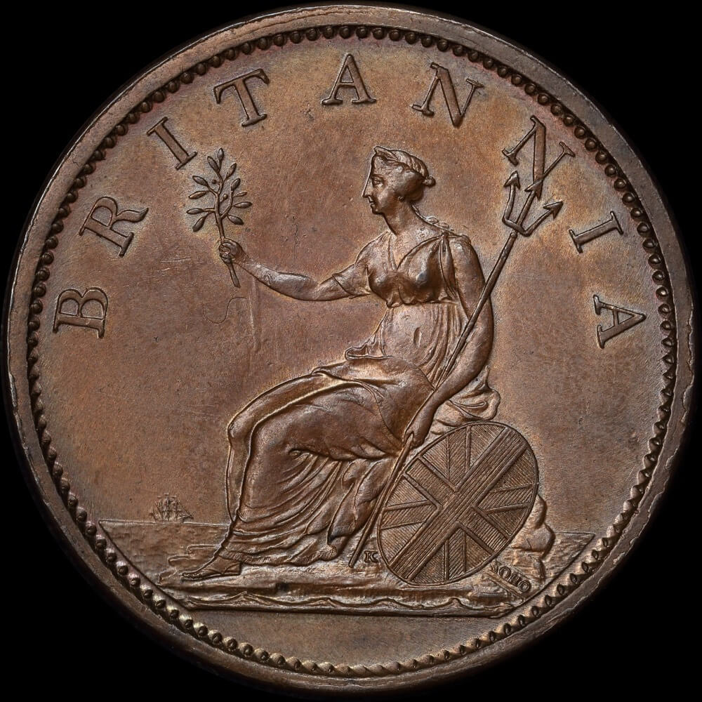 1806 Copper Penny George III S#3780 Uncirculated