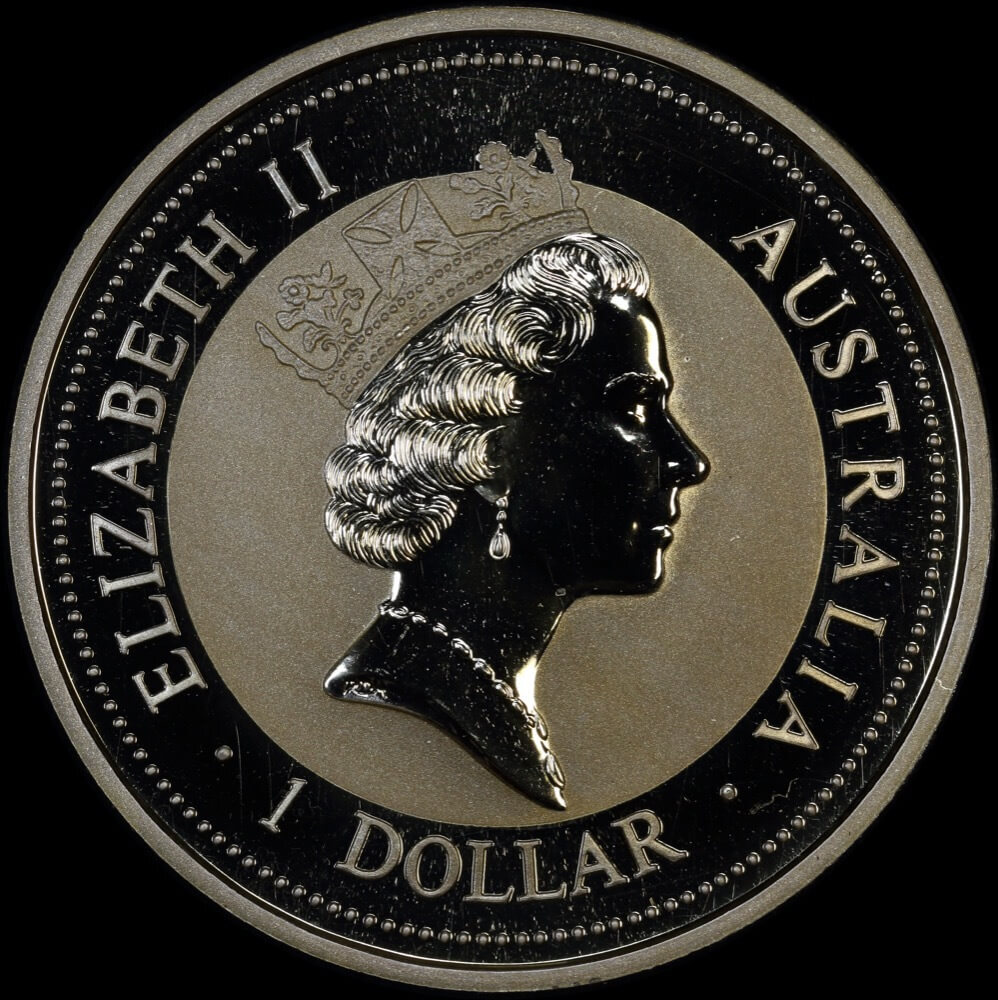 1995 Silver One Ounce Unc Coin Kookaburra product image