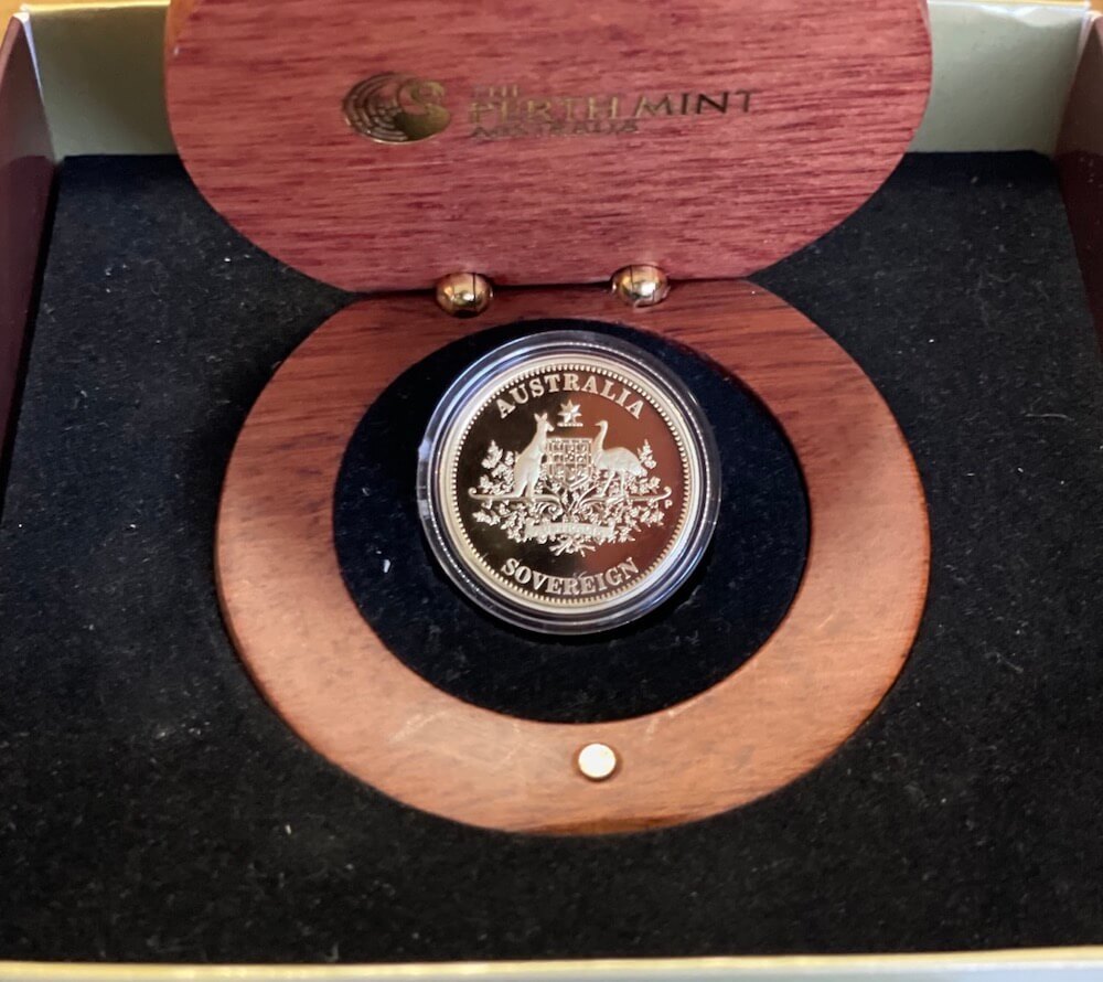 2010 Perth Proof Gold Sovereign product image