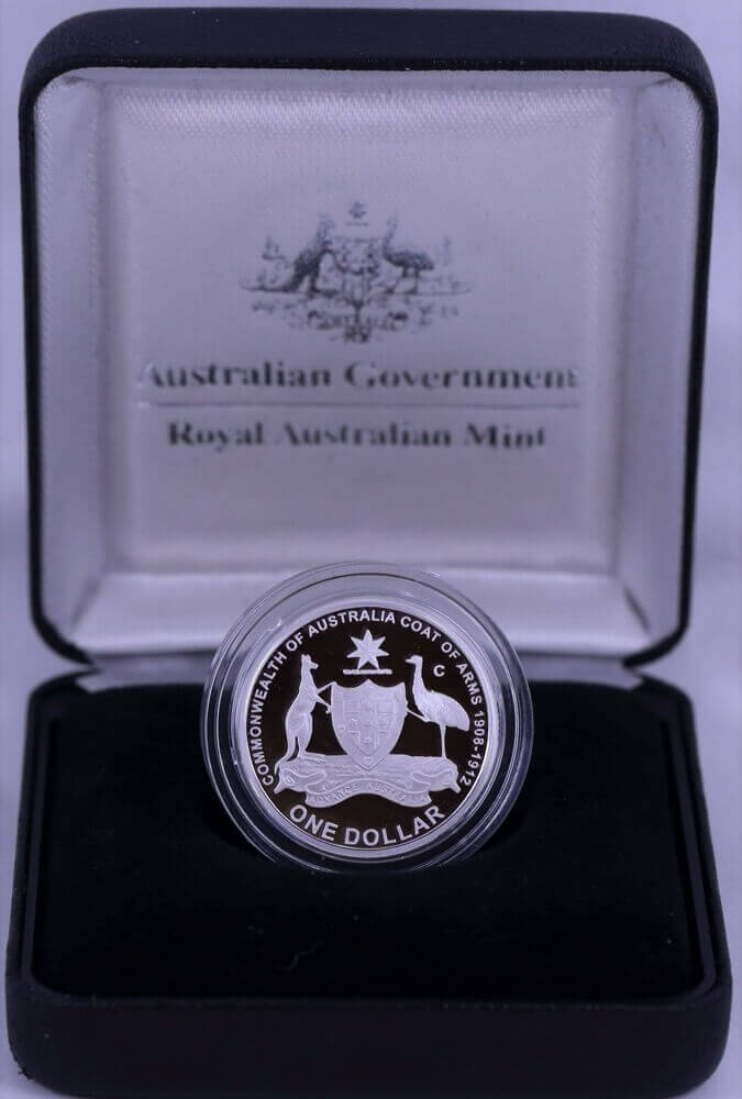 2008 1 Dollar Silver Proof Coin Coat of Arms product image