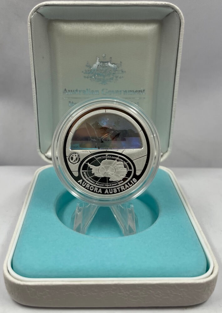 2009 Five Dollar Silver Proof Aurora Australis Hologram