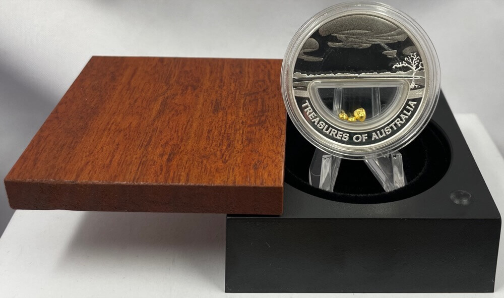 2010 Silver 1 Ounce Proof Coin Treasures Of Australia Gold product image