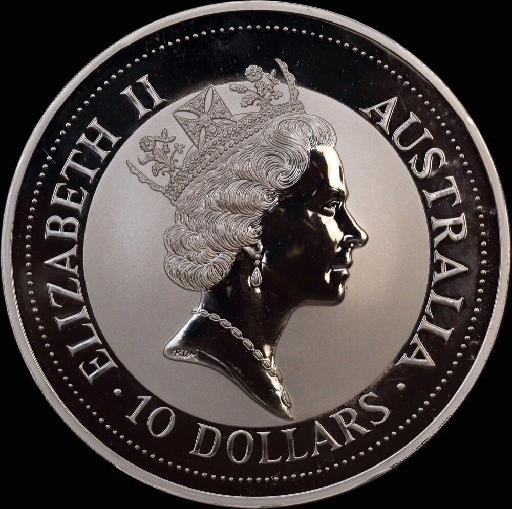 1992 Silver Ten Ounce Specimen Kookaburra