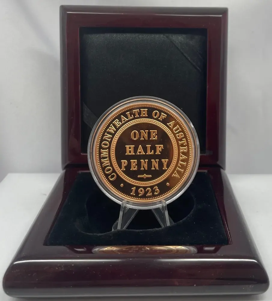 Tuvalu 2006 1 Ounce Silver Proof 1923 Halfpenny product image