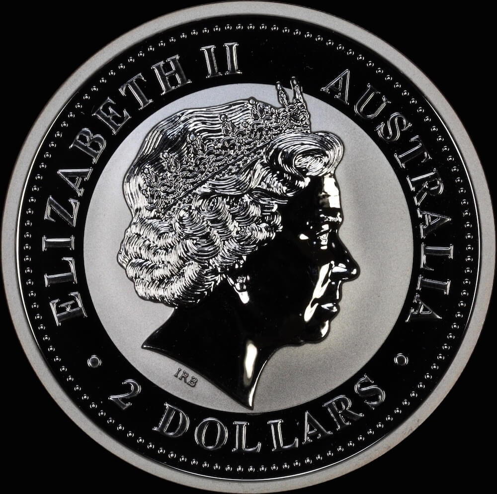 2002 Silver Two Ounce Unc Coin Kookaburra product image