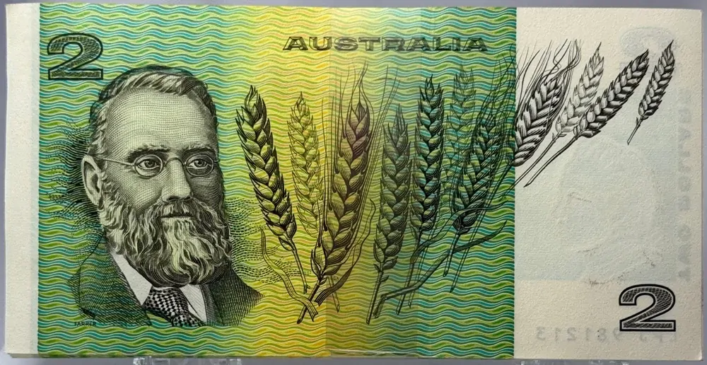 1985 $2 Note Bundle Johnston/Fraser R89 Uncirculated