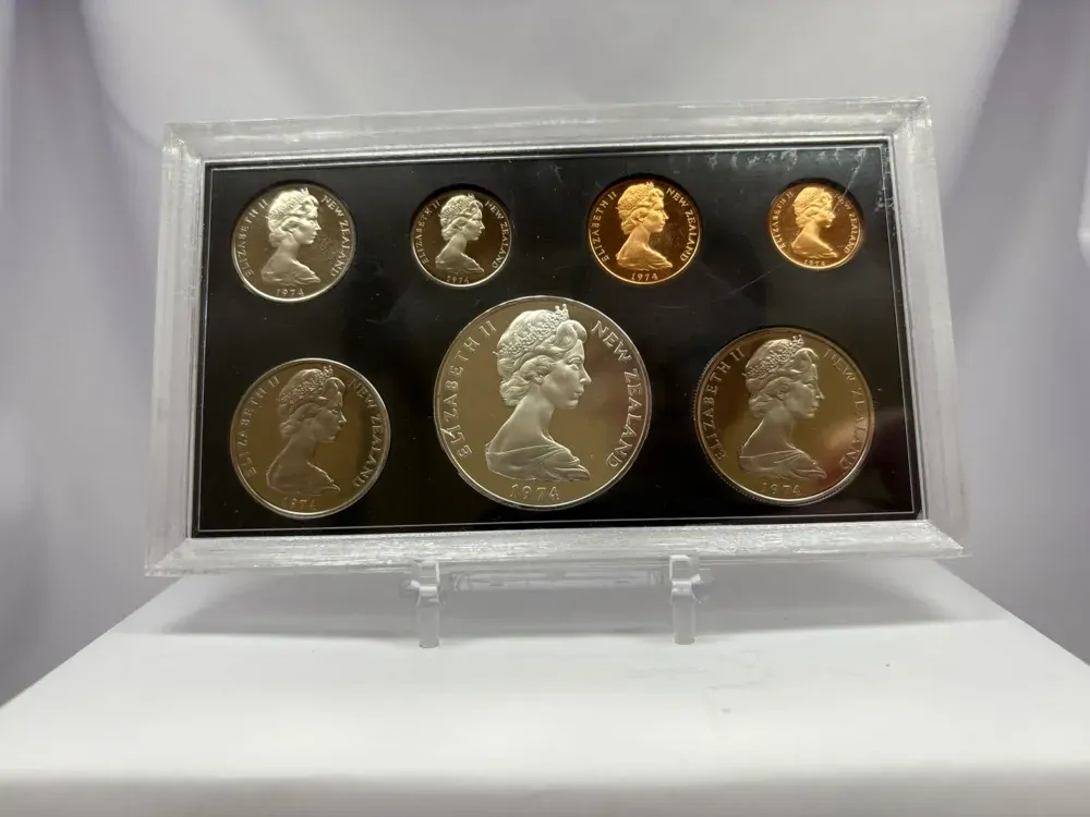 New Zealand 1974 Proof Coin Set Commonwealth Games product image