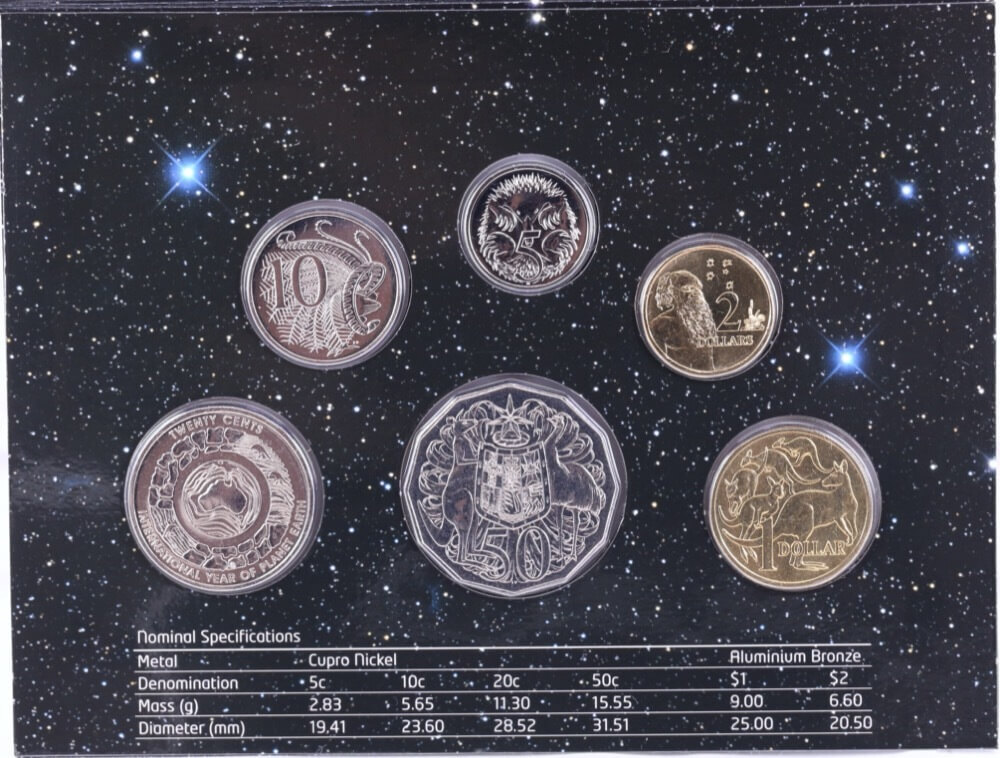 2008 Uncirculated Mint Coin Set Year of the Planet Berlin World Money Fair Edition