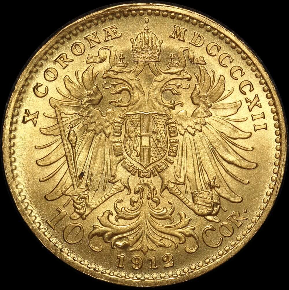 Austria 1912 10 Corona KM# 2816 Uncirculated product image