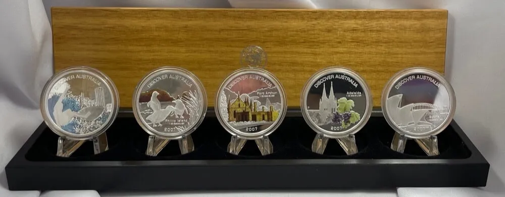 2007 Silver Five Coin Set Discover Australia product image