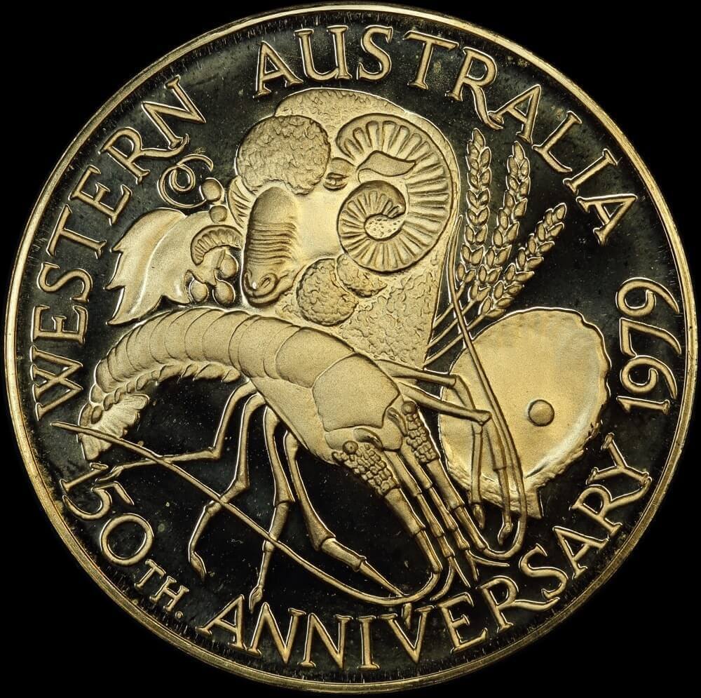 Western Australian Sesquicentennial Medallion 1979 Gold 62.20g product image