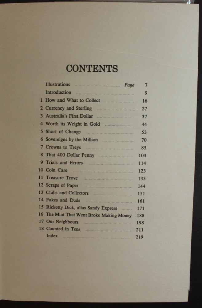 Collecting Australian Coins Myatt & Hanley Blue Hardcover Book