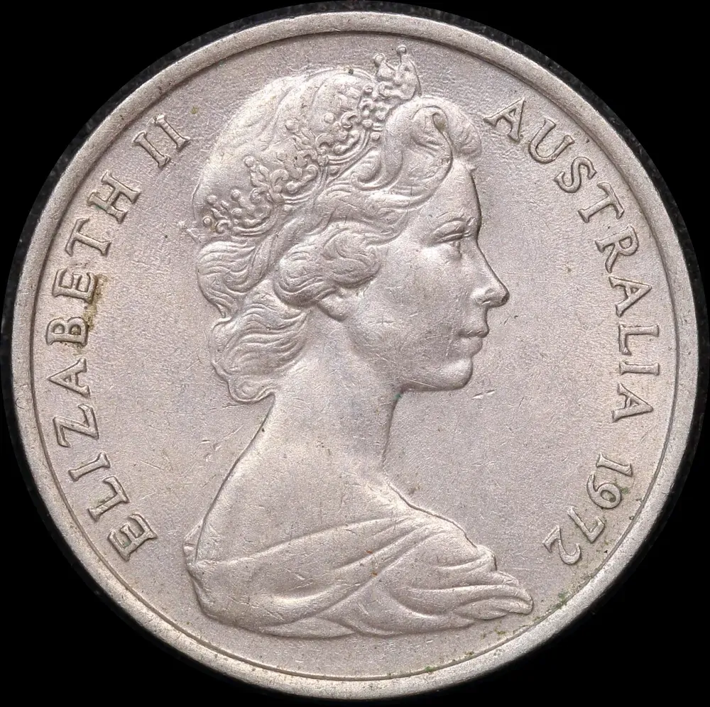1972 5 Cents Average Circulated Condition