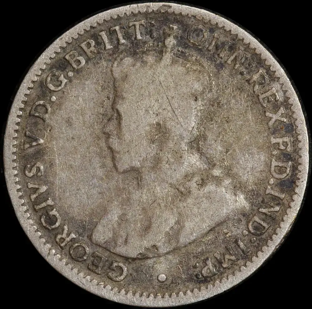 1922/21 Overdate Threepence PCGS VG08 product image