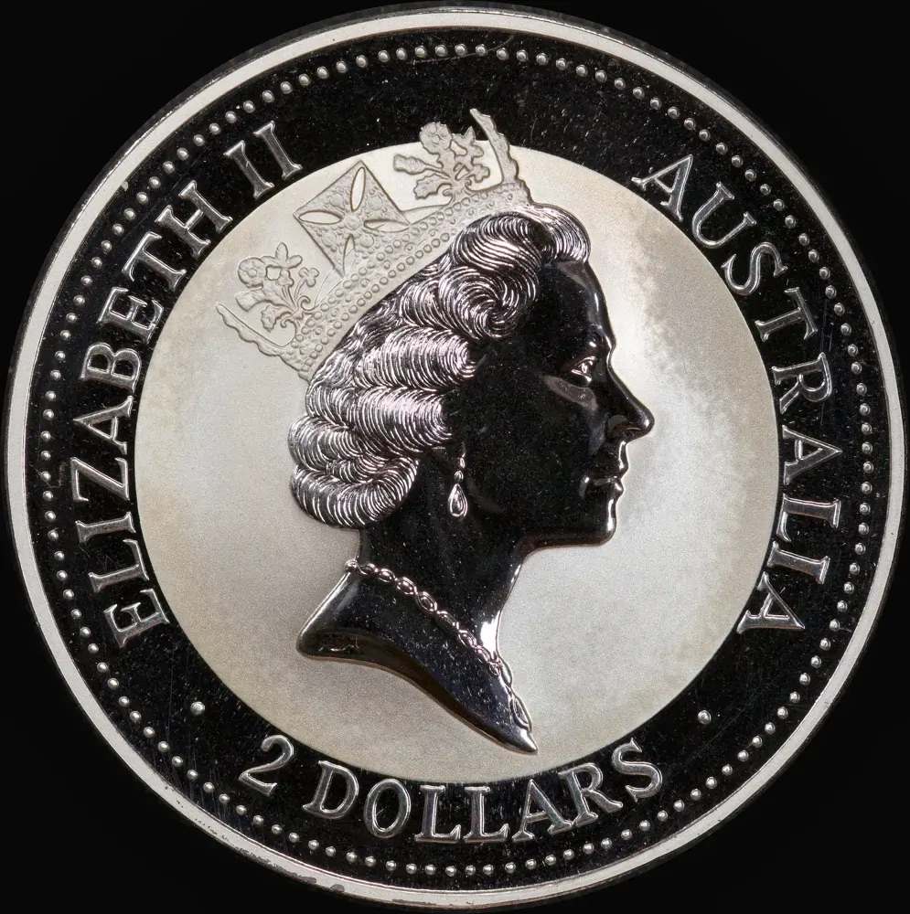 1993 Silver Two Ounce Unc Kookaburra