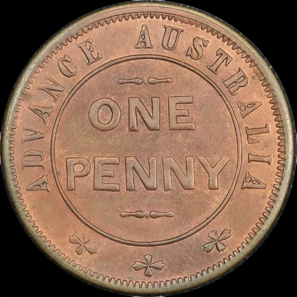 WJ Taylor ca1860 Copper Penny Token Uncirculated product image