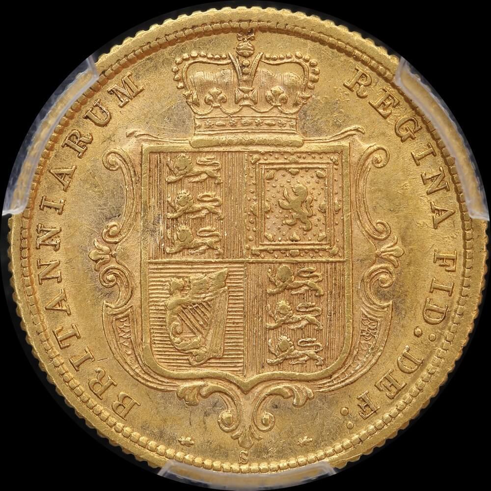 1883 Sydney Young Head Half Sovereign PCGS AU53