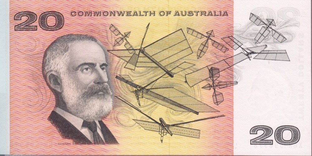 1972 $20 Note Commonwealth of Australia Phillips/Wheeler R404 Uncirculated