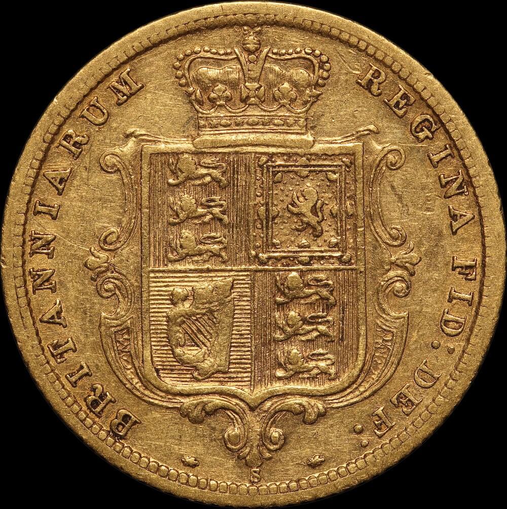 1883 Sydney Young Head Half Sovereign good Fine