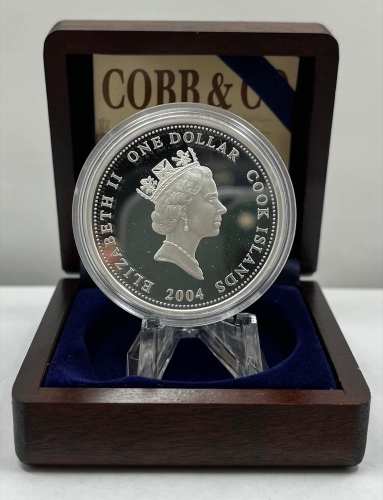 Cook Islands 2004 One Ounce Silver Proof Cobb & Co product image