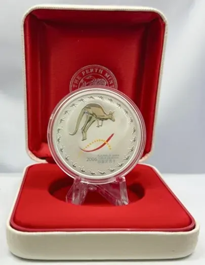 2006 Silver 1 Ounce Proof Coin Australia Japan Year of Exchange